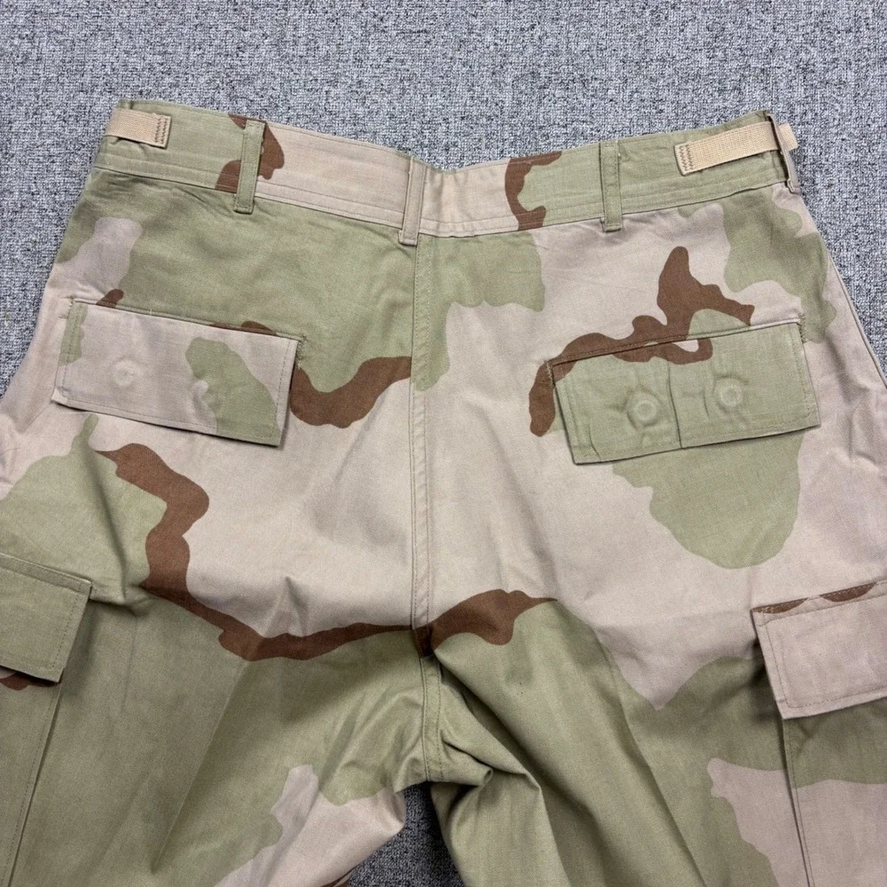 Military Issue Cargo Pants Mens Medium Regular Desert Camo Tactical BDU Tan